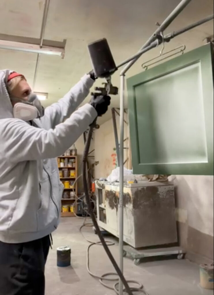 painting rta cabinets